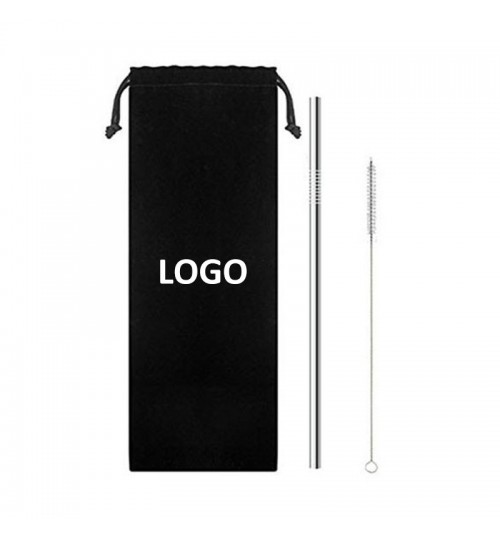 Stainless Steel Drinking Straw Set